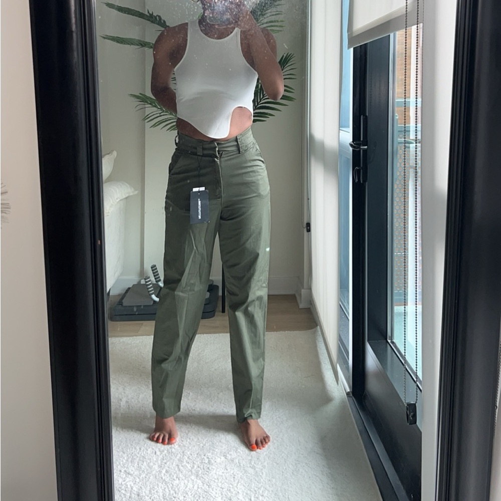 Prettylittlething khaki pants